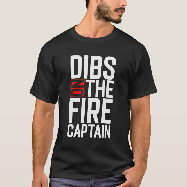 Camiseta Engraçado Dizer O Capitão Bombeiros W (Frente)