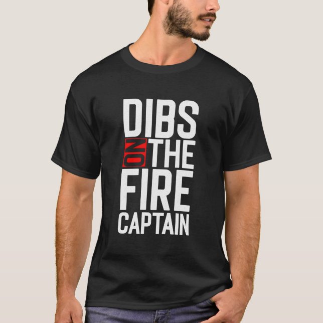 Camiseta Engraçado Dizer O Capitão Bombeiros W (Frente)