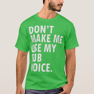 Camiseta Engraçado dizer Orgulho gay LGB sub-submissão