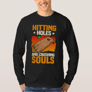Camiseta Engraçado Dizer Para Os Jogadores Da Cornhole Corn
