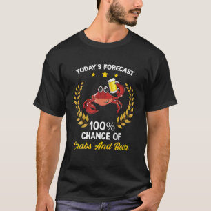 Camiseta Engraçado Dizer Que As Previsões De Hoje Têm 10