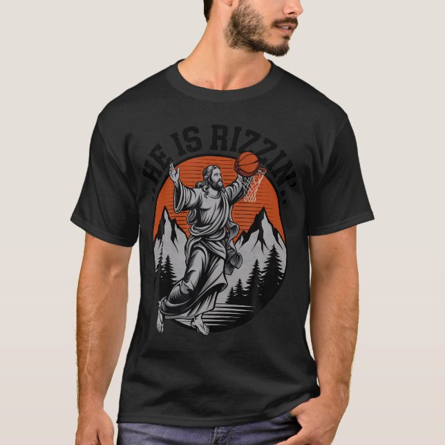 Camiseta Engraçado Dizer Que Ele Está Rizzando A Piada De J (Frente)