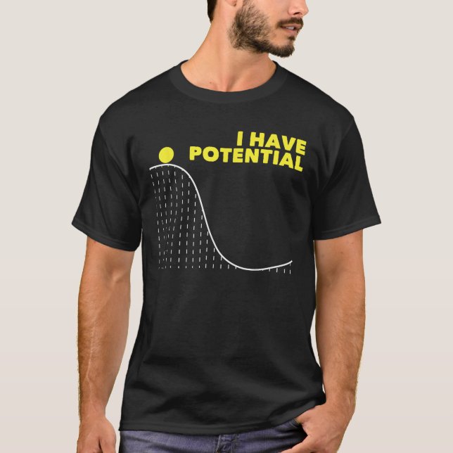 Camiseta Engraçado Dizer Que Tenho Potencial Professor De F (Frente)