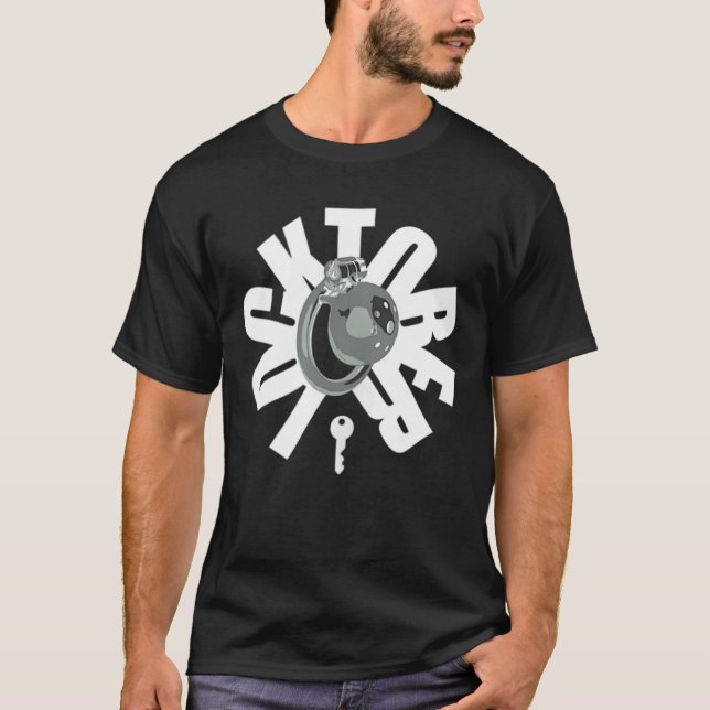 Camiseta Engraçado do LOCKTOBER outubro bloqueou o interess (Frente)