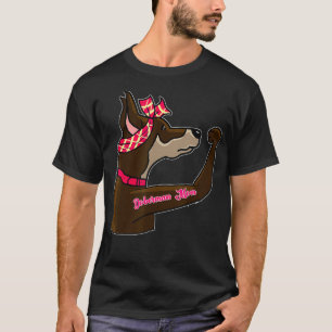 Camiseta Engraçado Doberman, Mãe Tatuagem, Presente O Cacho