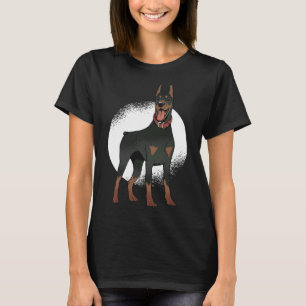 Camiseta Engraçado Doberman Pinscher Dog Lover Dobie Mãe Pa