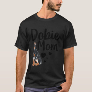 Camiseta Engraçado Dobie Mãe Arte Para Mamãe Mulheres Dober