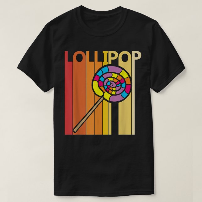 Camiseta Engraçado doce de pirulito (Frente do Design)