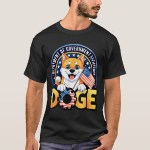 Camiseta Engraçado Doge Crypto Memor Departamento Do Govern