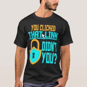 Camiseta Engraçado Dom de Segurança Cibernética Hacker Tech