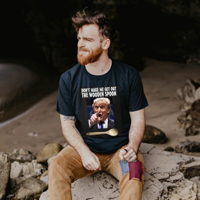 Camiseta Engraçado Donald Trump 2024 T-Shirt em Cola de Mad (Criador carregado)