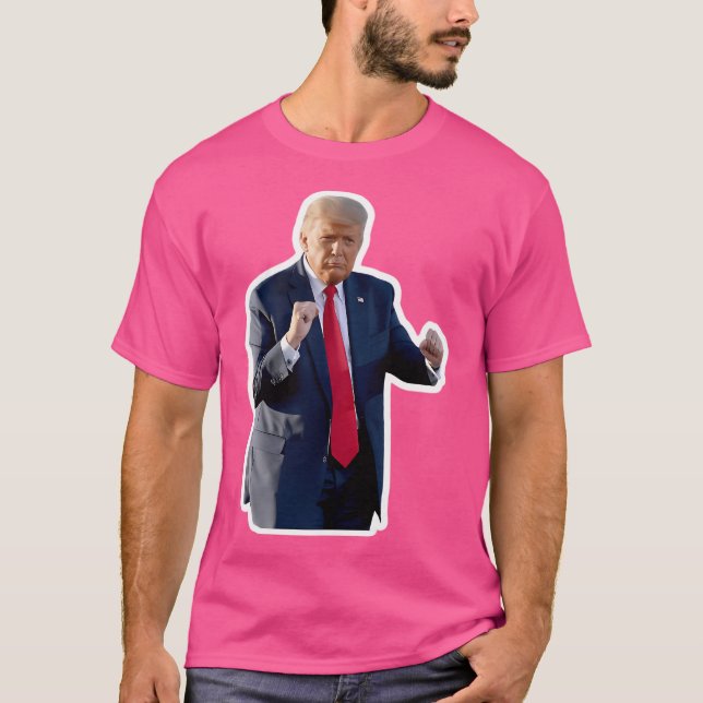 Camiseta Engraçado Donald Trump Dança Política - Humorista  (Frente)