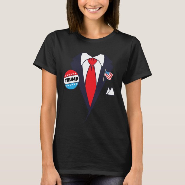 Camiseta Engraçado Donald Trump Halloween Figurume - Tee de (Frente)