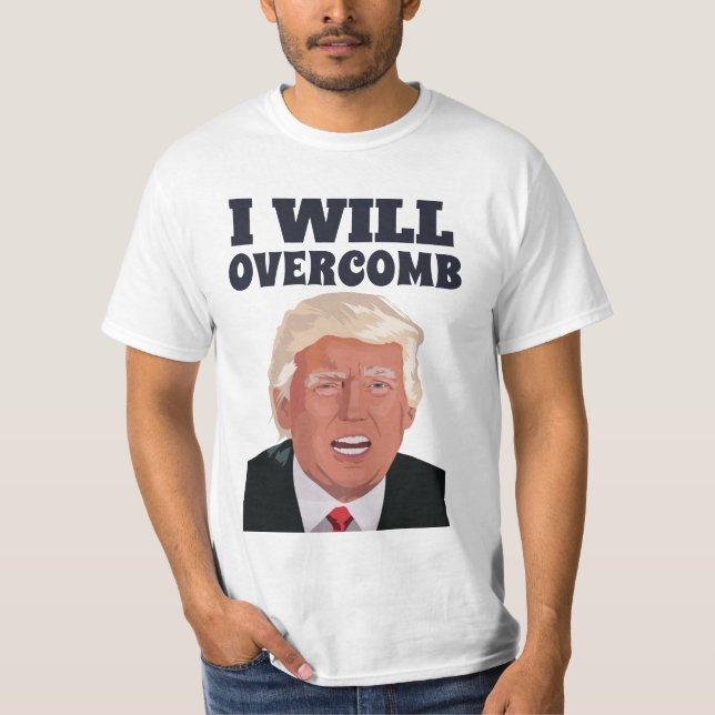 Camiseta Engraçado Donald Trump superou o humor (Frente)