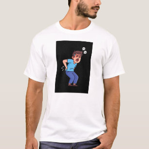 Camiseta Engraçado Dor nas costas Alivio Humor Gráfico