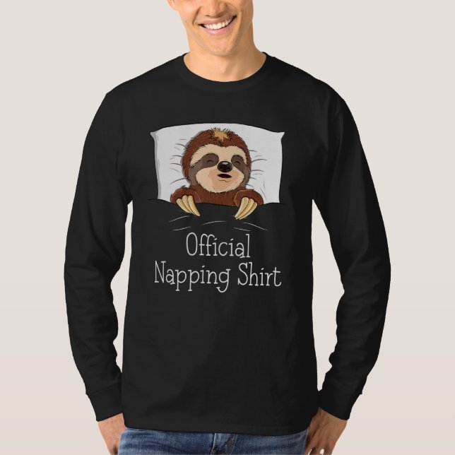 Camiseta Engraçado Dormir Lover Power Napper (Frente)