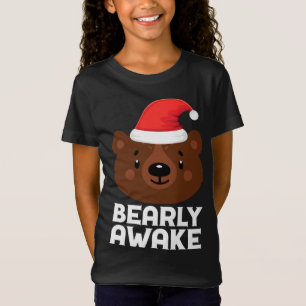 Camiseta Engraçado Dormir Preguiçoso Acorda Cristo do Urso