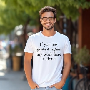 Camiseta engraçado dos provérbios da piada da