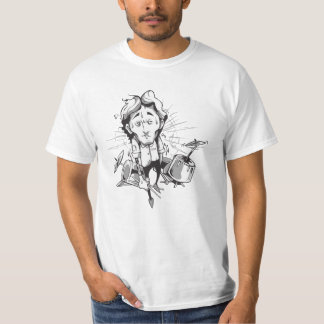 Camiseta Engraçado Drummer Drums Presente