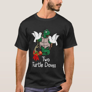 Camiseta Engraçado Duas Tartarugas Dovs Doze Dias De Para C