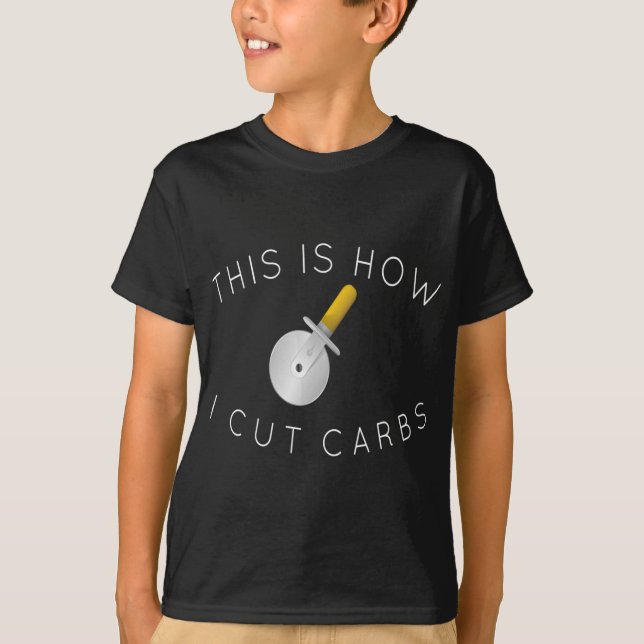 Camiseta Engraçado É Assim Que Eu Corto O Exercício De Comi (Frente)