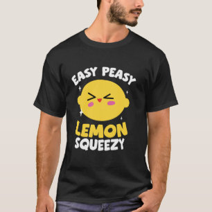 Camiseta Engraçado e fácil limão-limão picante-doce