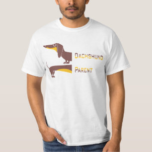 Camiseta Engraçado e fofo dachshund para os pais de cães lo
