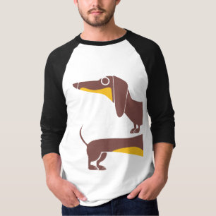 Camiseta Engraçado e fofo dachshund para os pais de cães lo