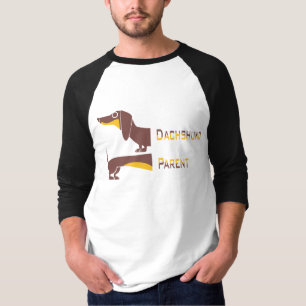 Camiseta Engraçado e fofo dachshund para os pais de cães lo