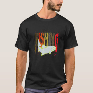 Camiseta Engraçado e Legal de Pesca Para Humor de Pescador