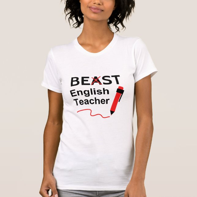 Camiseta Engraçado e maluco, besta ou melhor professor de i (Frente)