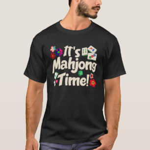 Camiseta Engraçado É O Conselho Do Mahjong Time Majiang Chi