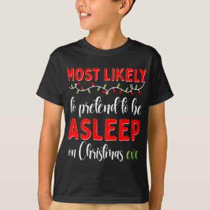 Camiseta Engraçado, é provável que tenda a dormir no Chris
