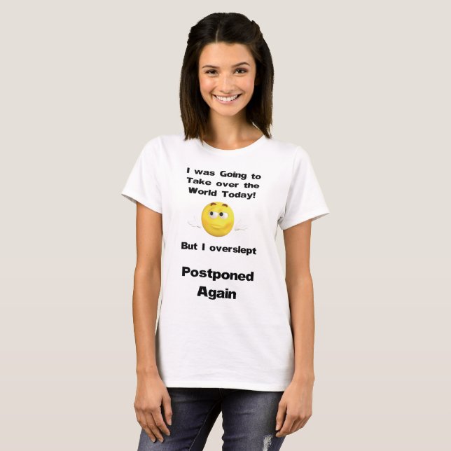 Camiseta Engraçado e simples assuma a cotação mundial (Frente Completa)