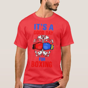 Camiseta Engraçado É Um Bom Dia Para Jogador De Boxe