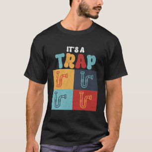 Camiseta Engraçado É Um Contrato De Canalizador De Arte Pop
