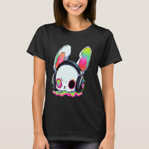 Camiseta Engraçado EDM Bunny DJ Trippy Rave