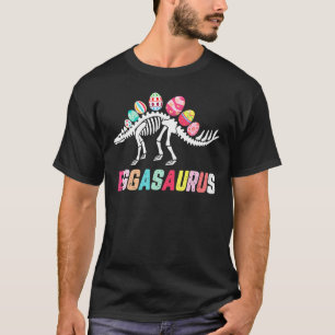 Camiseta Engraçado Eggasaurus Stegosaurus Egg Dinosaur Happ