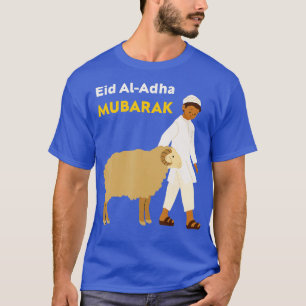 Camiseta Engraçado Eid al adha Eid mubarak com carneiro