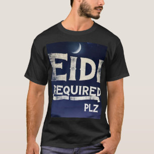 Camiseta Engraçado Eidi Exigiu Eid Mubarak TShirt