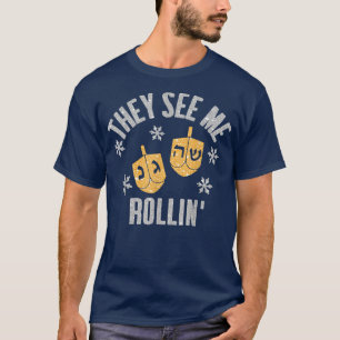 Camiseta Engraçado eles me virem com a Celebração do ROLLIN