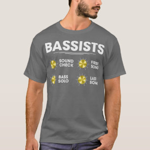 Camiseta Engraçado Elétrico Bass Guitarristas Volume Pr