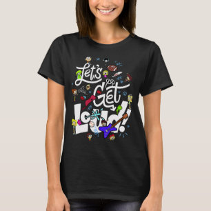 Camiseta Engraçado Em Grande Casa Ocupada Desenho Animado V