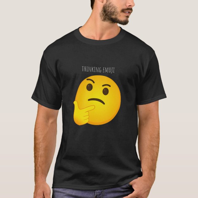 Camiseta Engraçado emoji face T-Shirt (Frente)