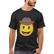 Engraçado Emoticon Cowboy Rosto