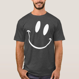 Camiseta Engraçado Emoticon Men Felizes Rostos