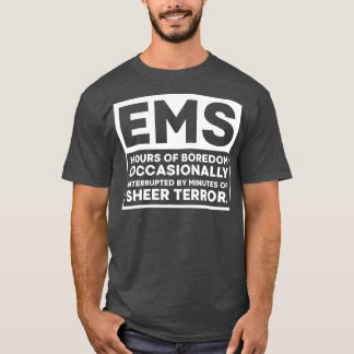 Camiseta Engraçado EMT Gift Primeiro Responente paramédico 
