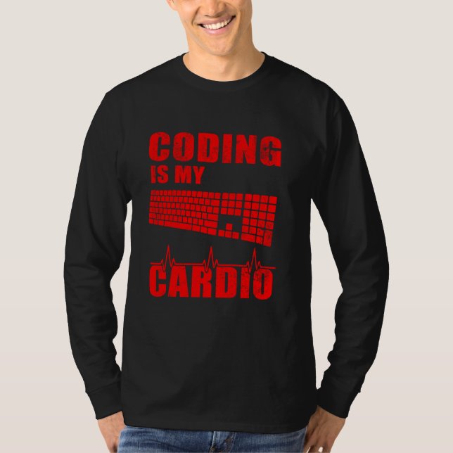 Camiseta Engraçado Engenheiro De Software De Codificação Pa (Frente)