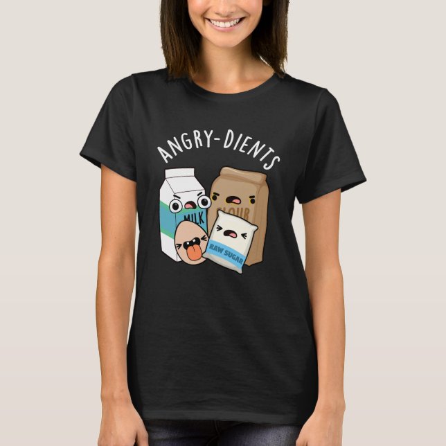 Camiseta Engraçado Engraçado Baking Pun Dark BG (Frente)