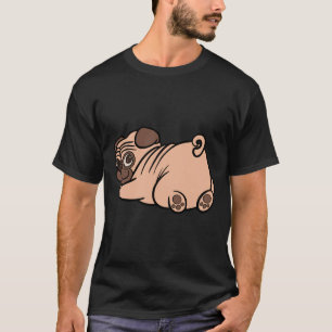Camiseta Engraçado Engraçado Cachorro Bumbum Ilustração Clá